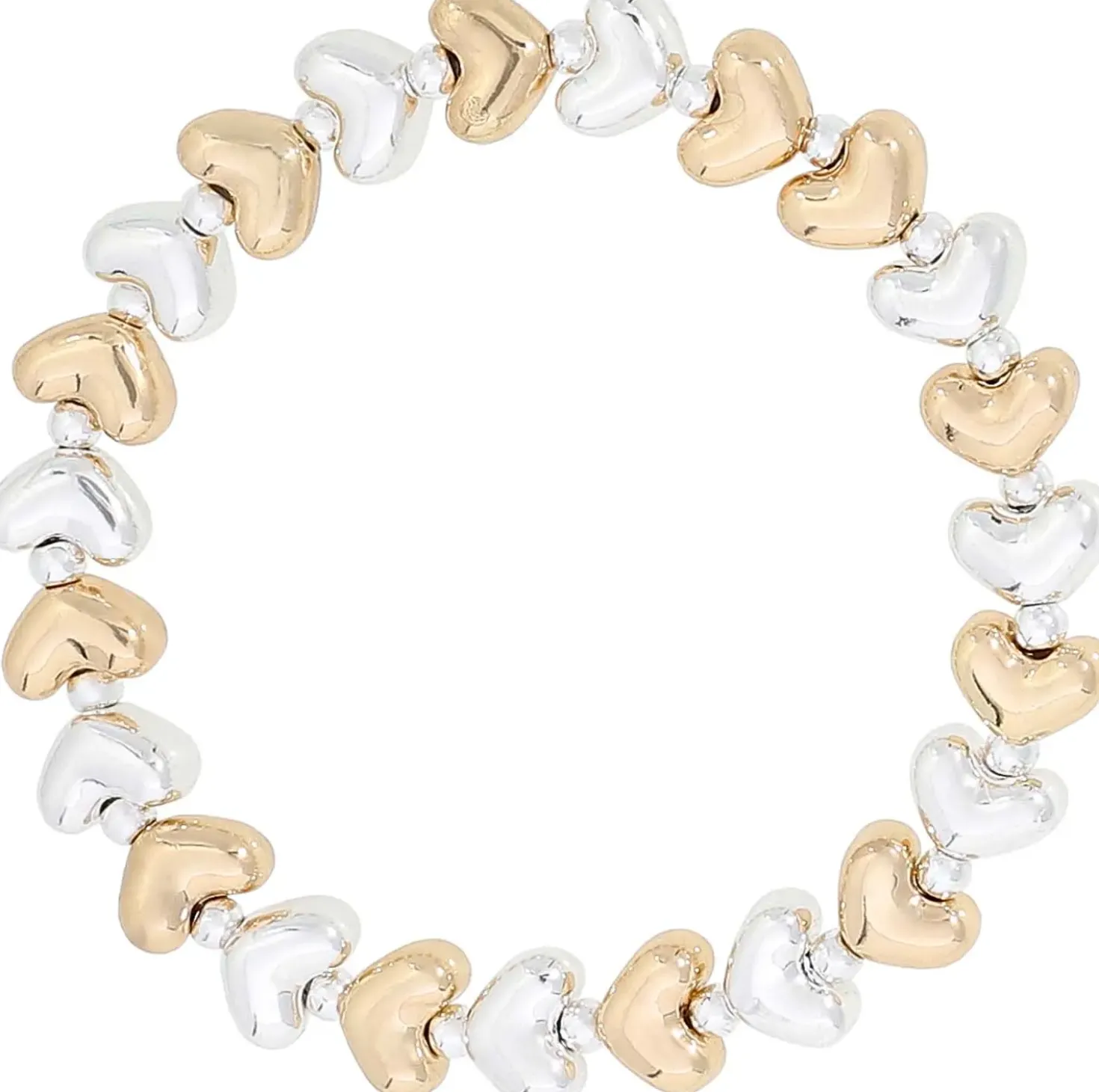 Armband - Bicolor Hearts