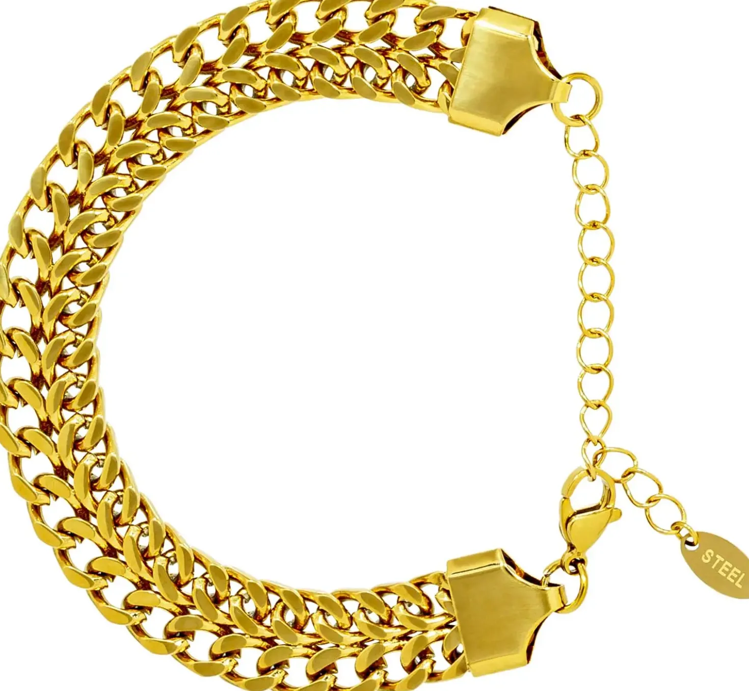 Armband - Double Steel