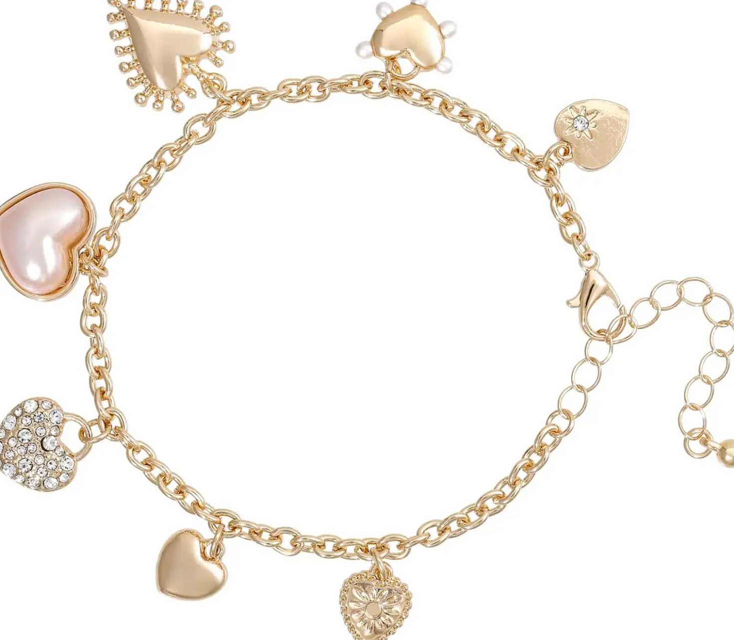 Armband - Golden Hearts