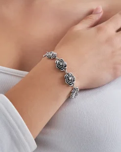 Armband - Silver Rose