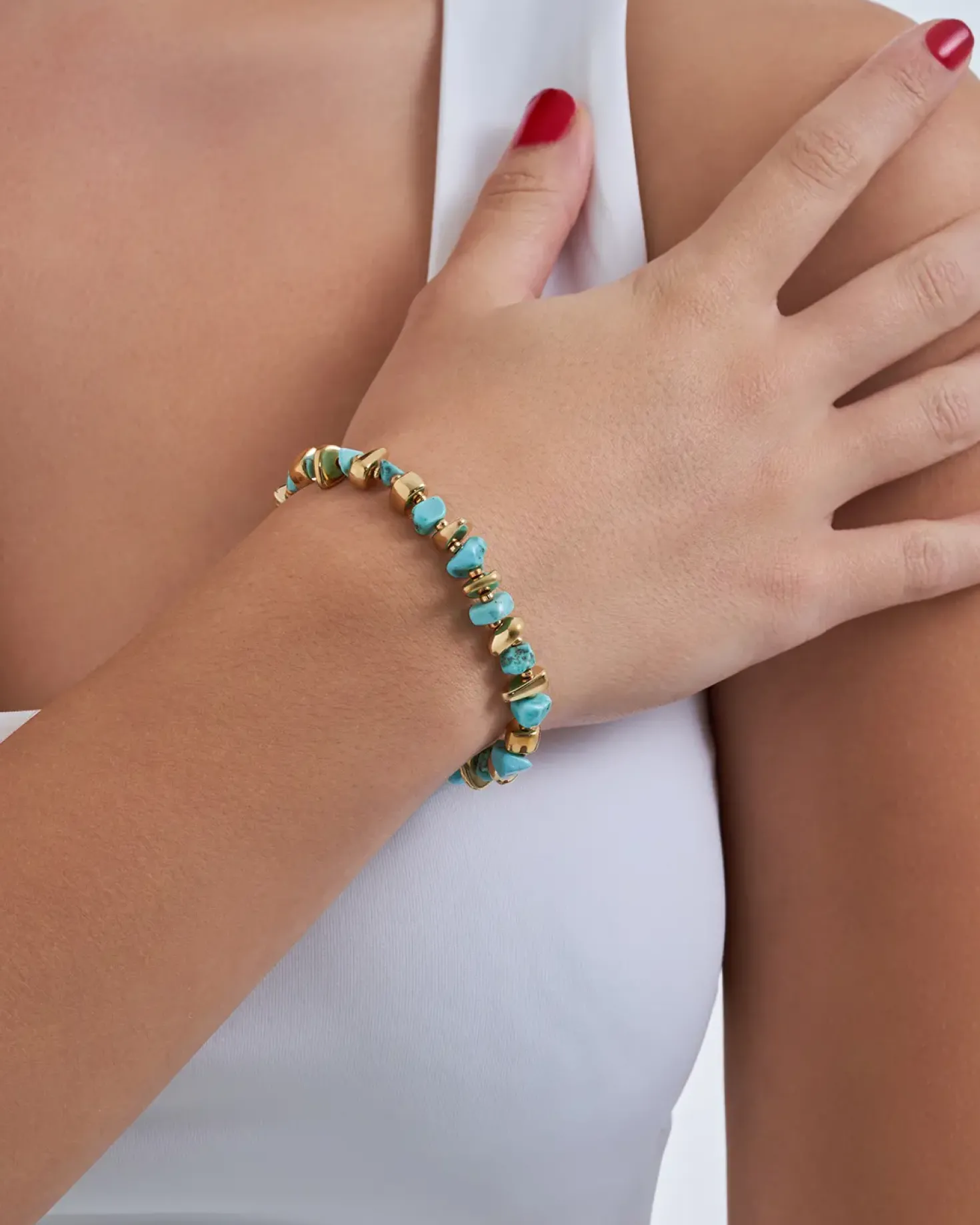 Armband – Turquoise Gold