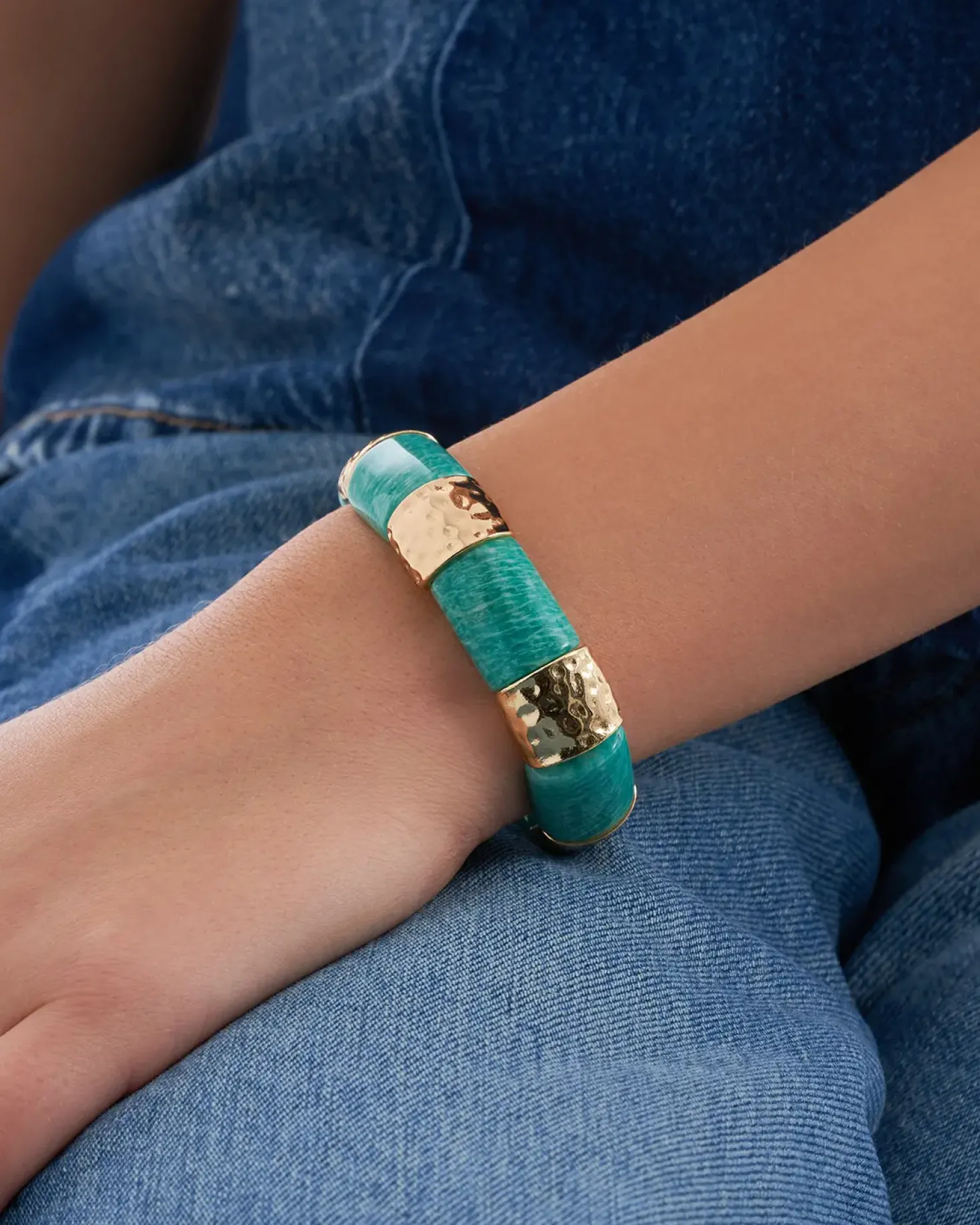Armband - Turquoise Marble