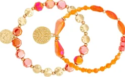Armband-Set - Orange Shell