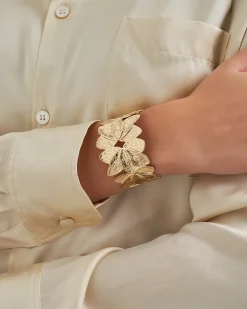 Armreif - Golden Blossom