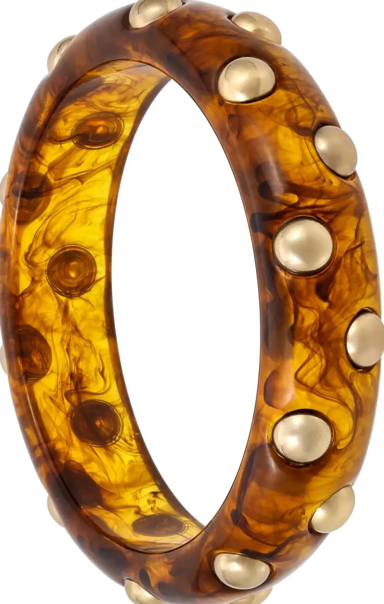 Armreif - Golden Studs