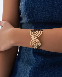 Armreif - Hammered Spiral