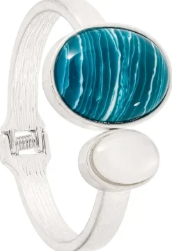 Armreif - Oval Amazonite