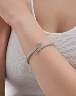Armreif - Silver Snake