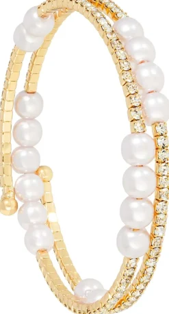 Armreif - White Pearls