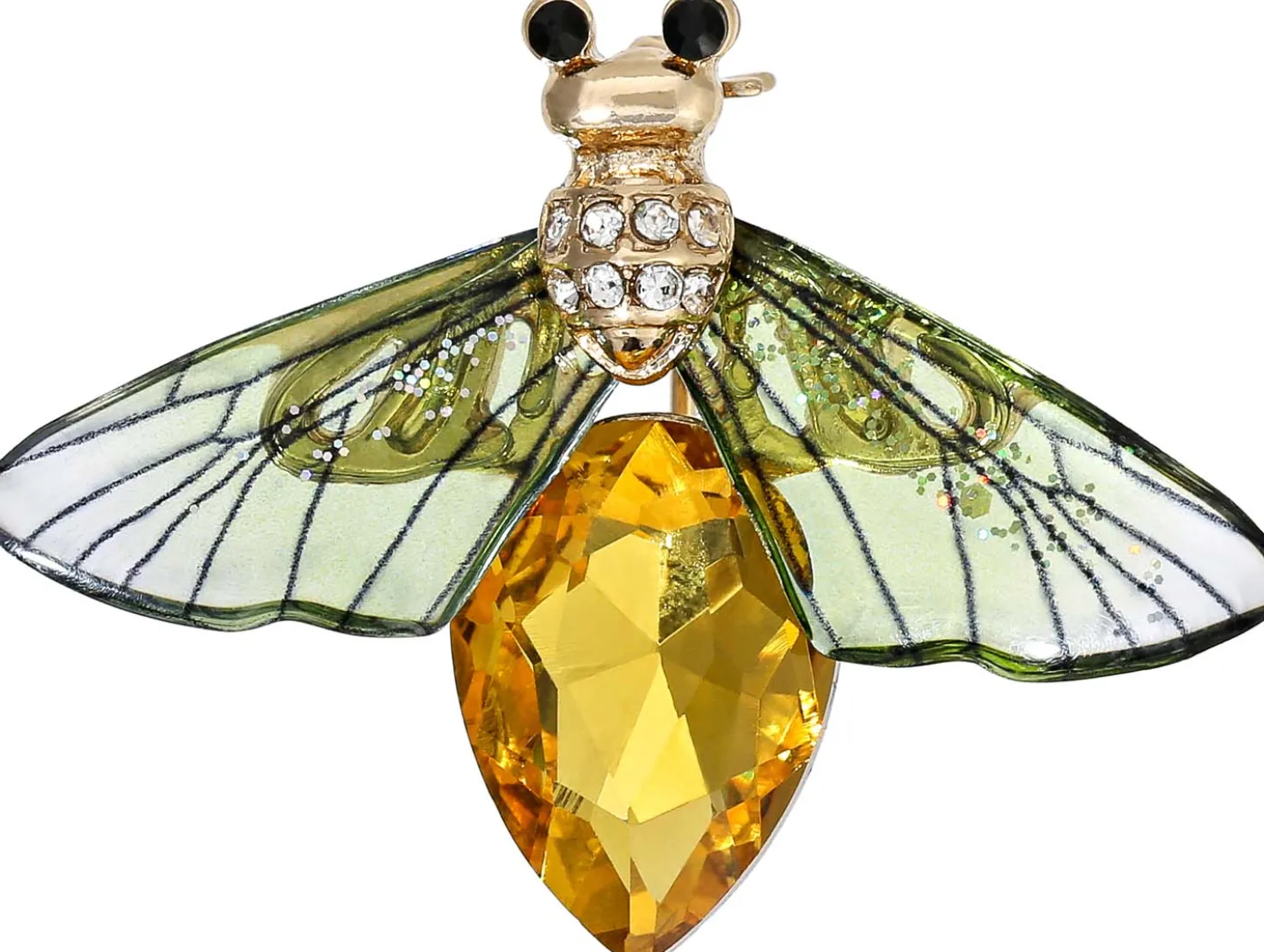 Brosche - Sparkling Bee