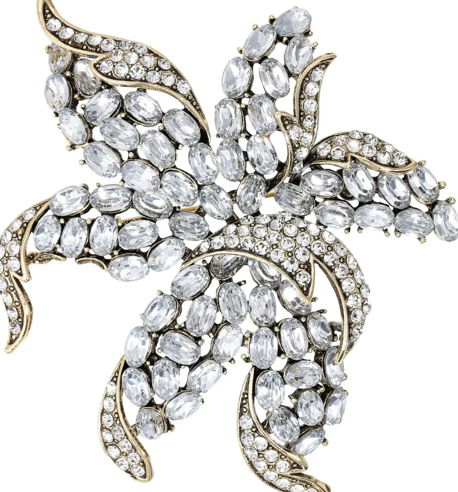 Brosche - Antique Flower