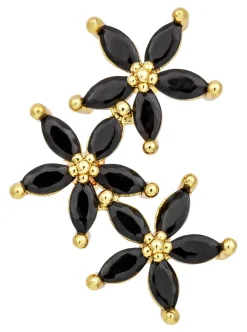 Brosche - Black Lilies