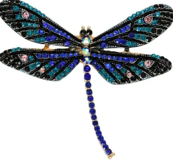 Brosche - Blue Dragonfly