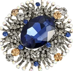 Brosche - Dark Blue