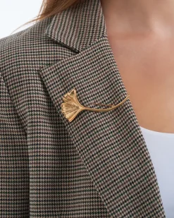 Brosche - Elegant Leaf