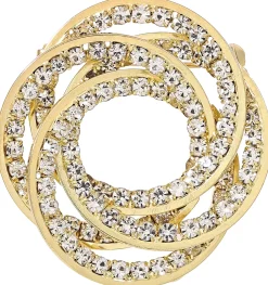 Brosche - Golden Circles