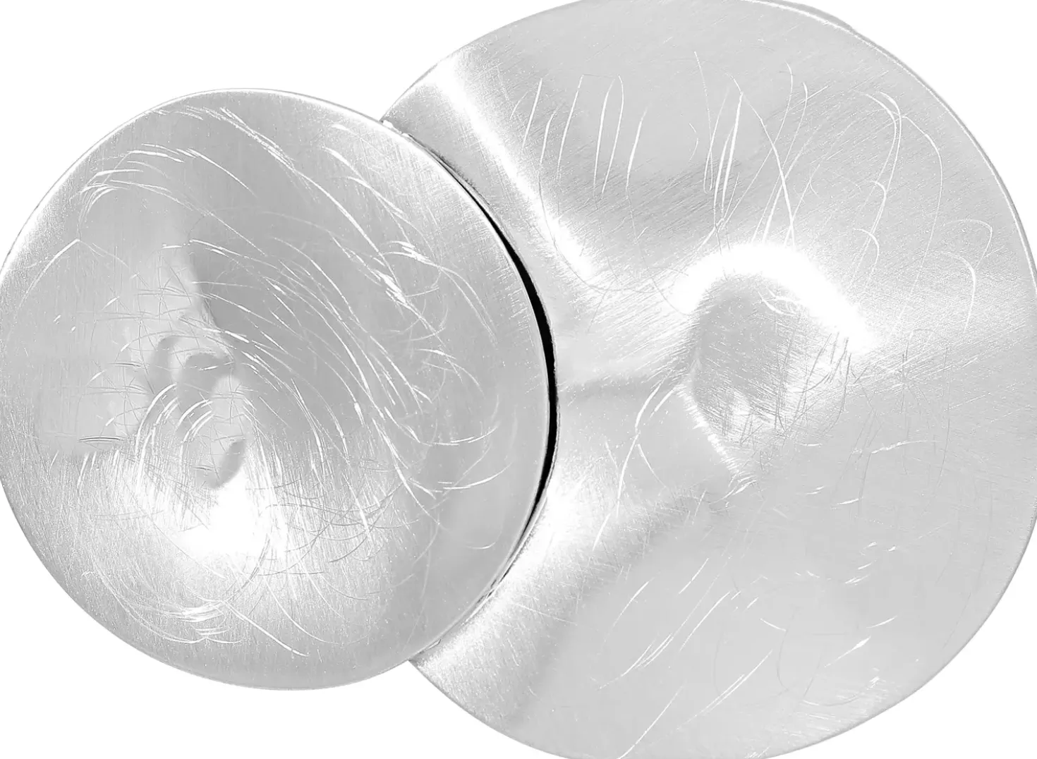 Brosche - Hammered Circles