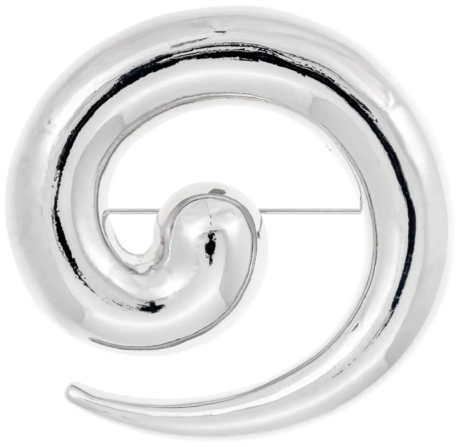 Brosche - Silver Spiral