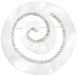 Brosche - Silver Whirl