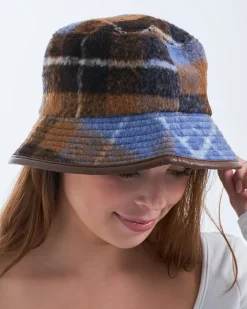 Bucket Hat - Checkered Oxford