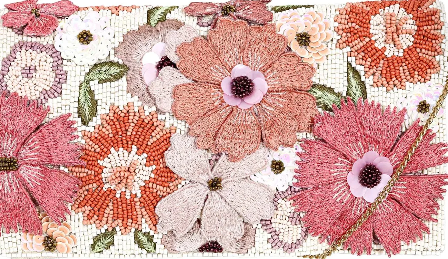 Clutch - Peach Floral