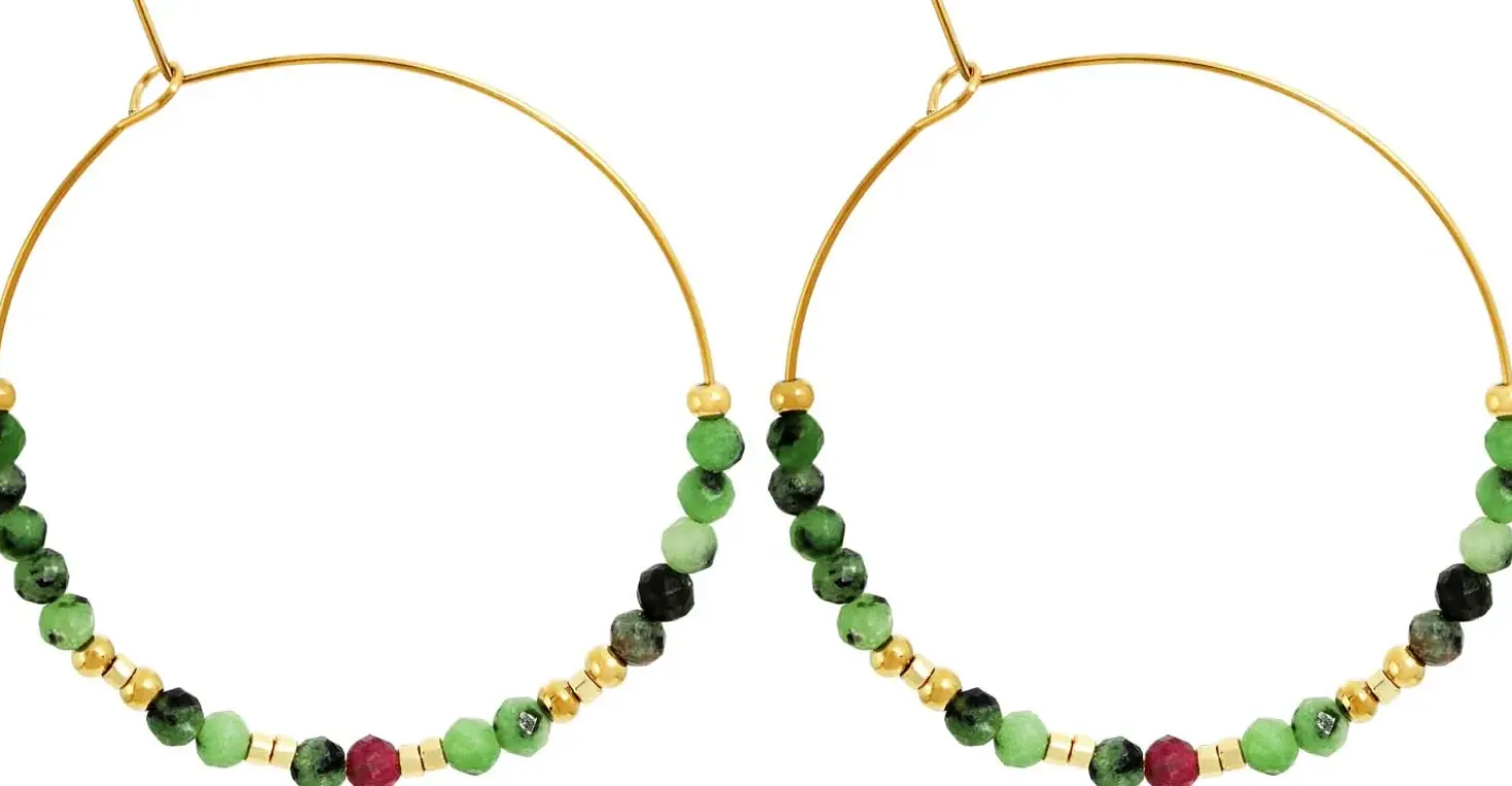 Creolen - Beautiful Aventurine