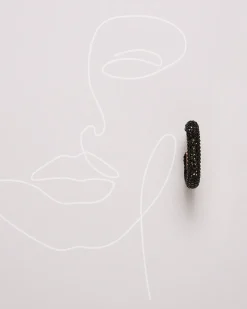 Creolen - Black Glitter