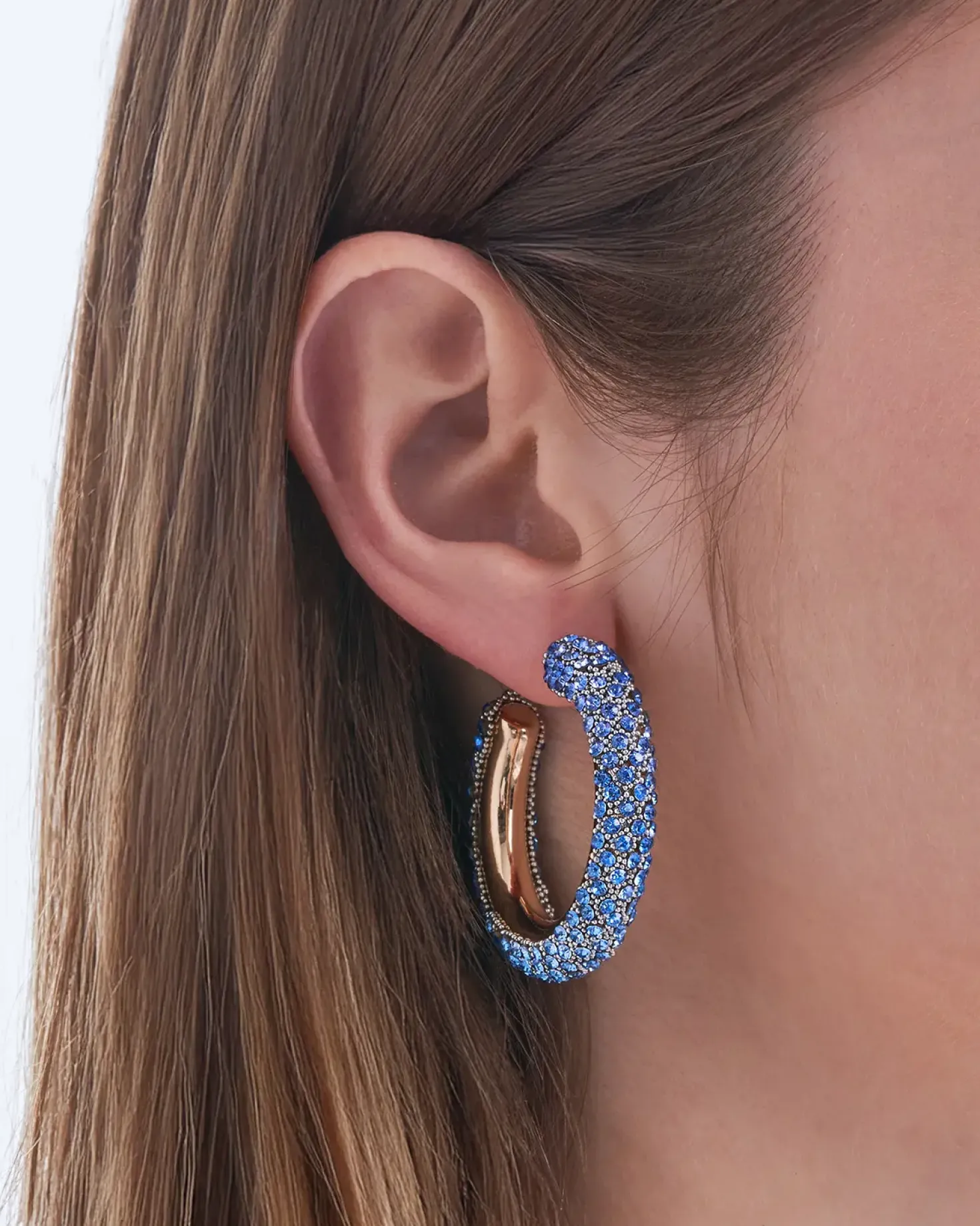 Creolen - Blue Sparkle