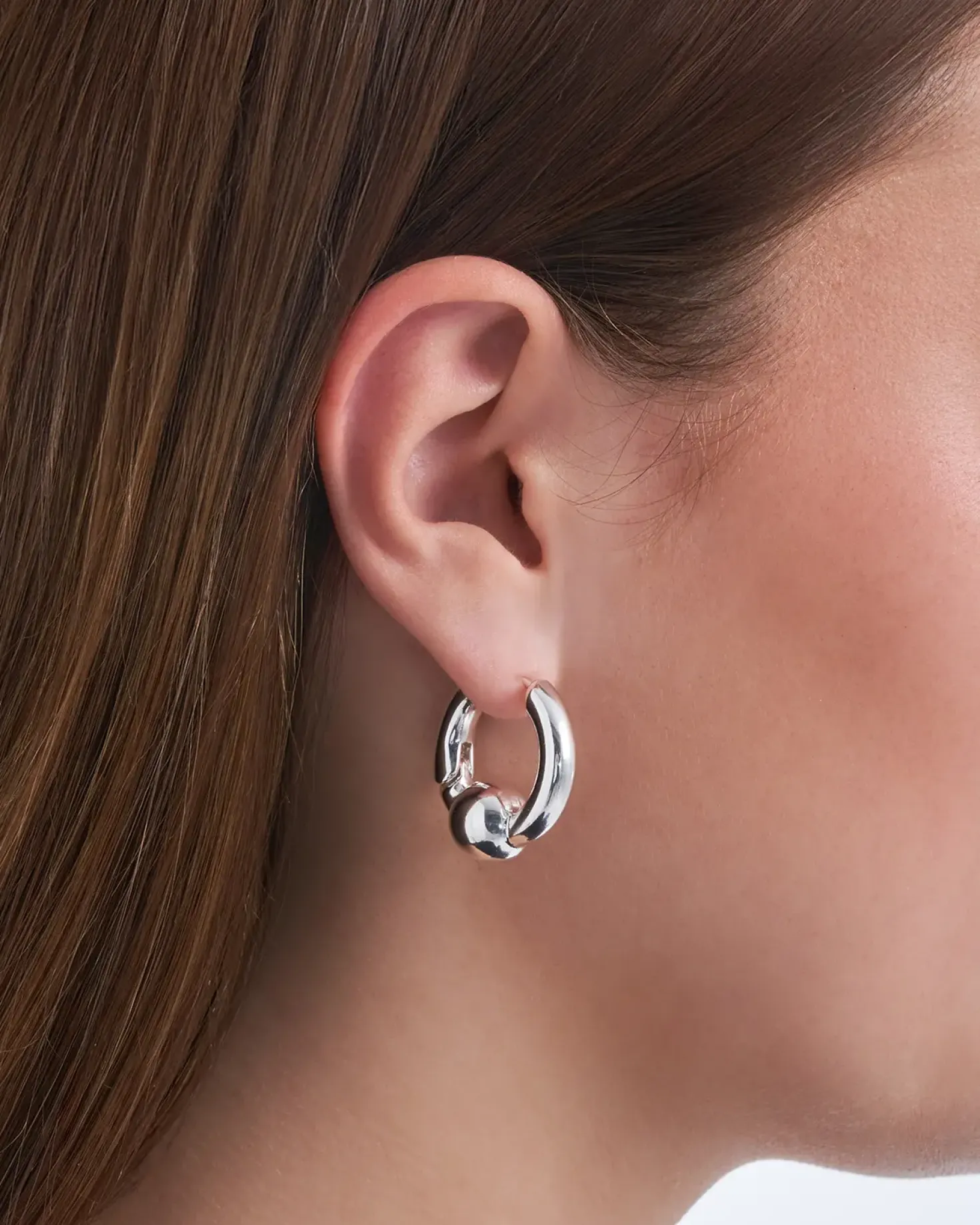 Creolen - Edgy Silver