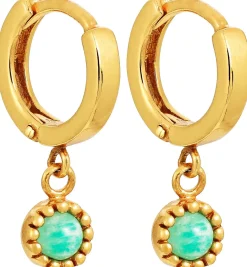 Creolen - Golden Amazonite