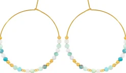 Creolen - Green Amazonite