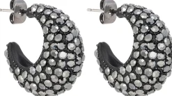 Creolen - Hematite Sparkle