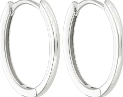 Creolen - Oval Silver