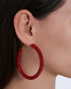 Creolen - Red Sparkle