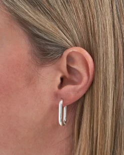 Creolen - Silver Oval