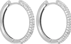 Creolen - Silver Zirconias