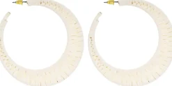 Creolen - White Raffia