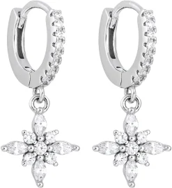 Creolen - Zirconia Stars
