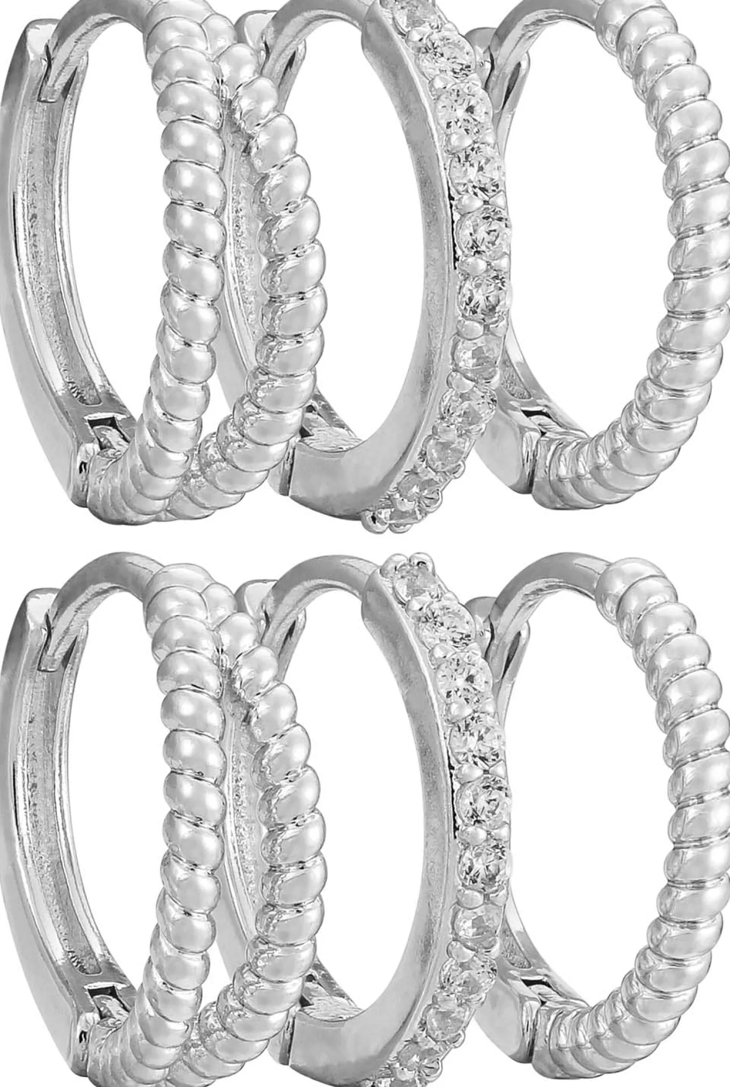 Creolen-Set - Basic Silvers