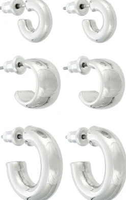 Creolen-Set - Classic Silver