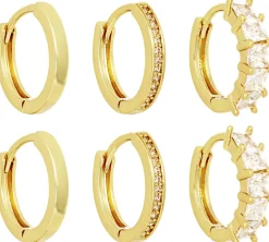 Creolen-Set - Golden Mix