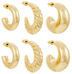 Creolen-Set - Light Gold