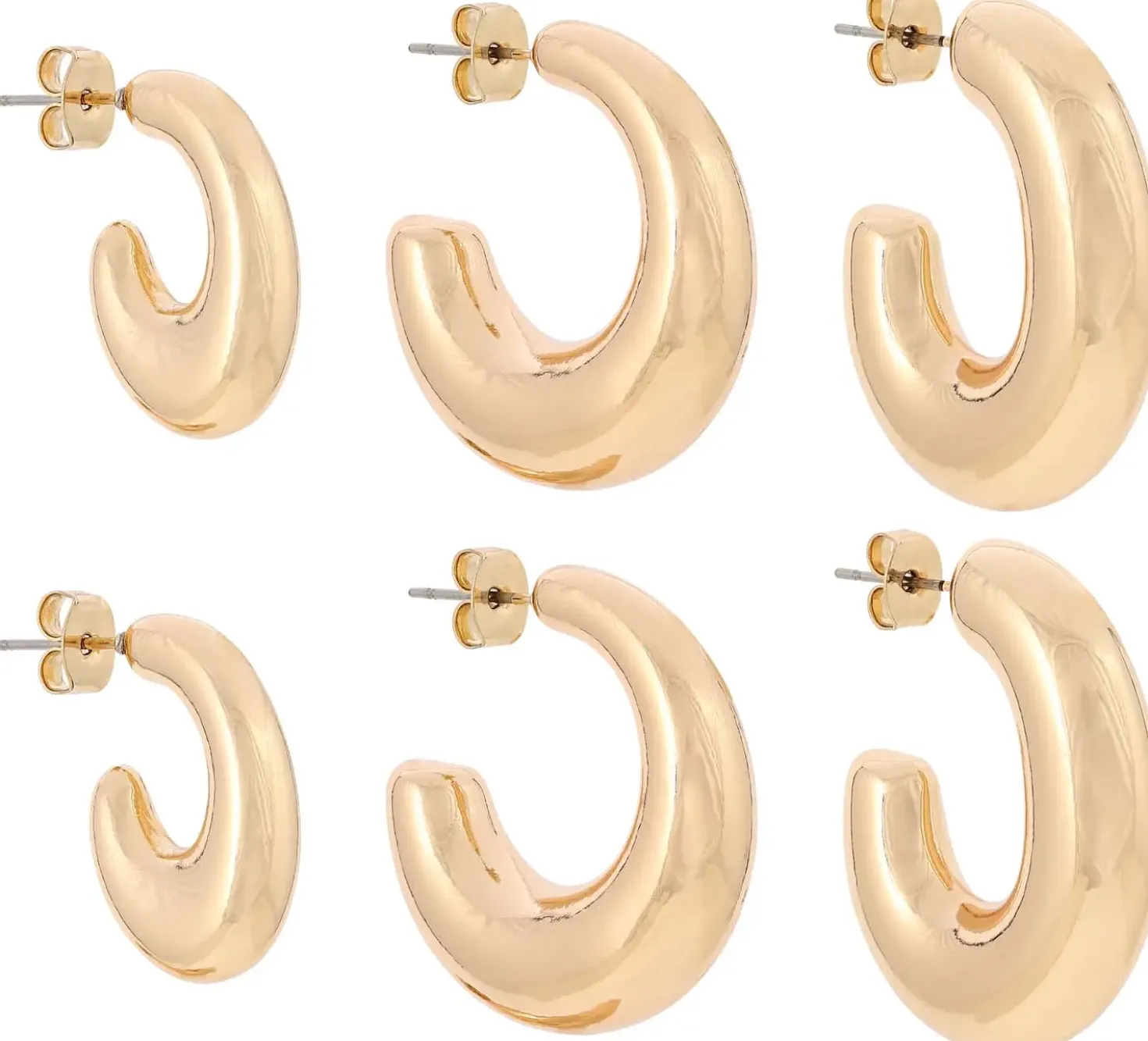 Creolen-Set - Radiant Gold
