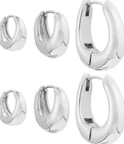 Creolen-Set - Silver Shine