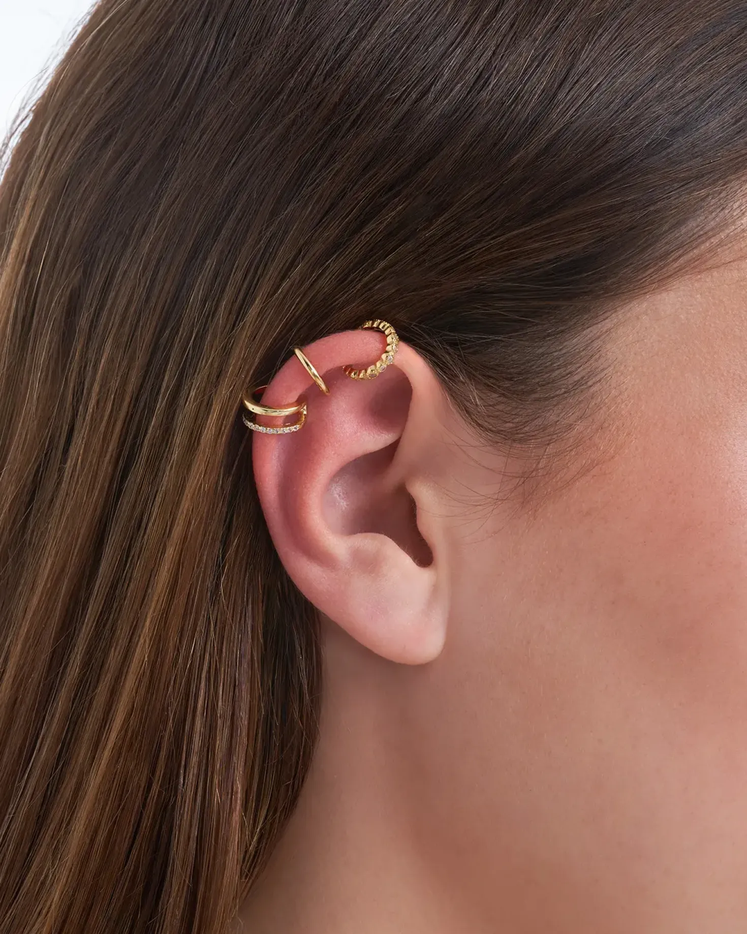 Earcuff - Mat Gold