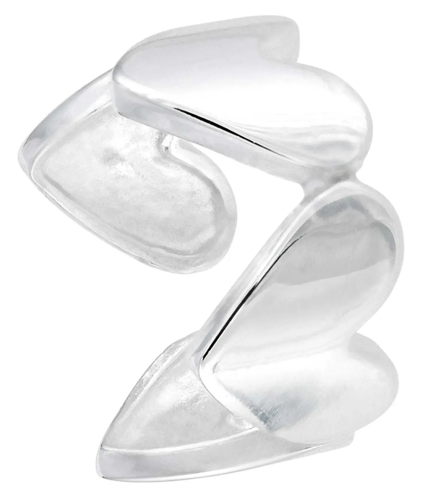 Earcuff - Silver Hearts