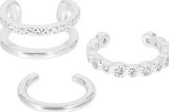 Earcuff-Set - Silver Trio