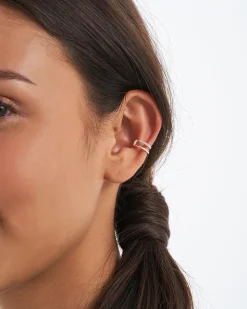 Earcuff-Set - Silver Trio