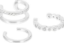 Earcuff-Set - Silver Trio