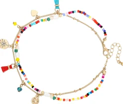 Fußkettchen - Colorful Pearls